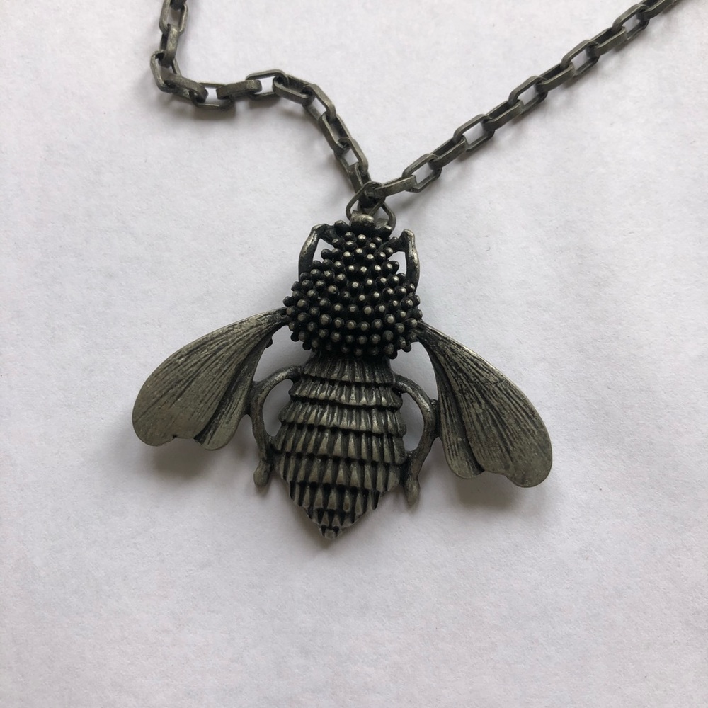 Vintage bee necklace